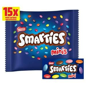 Smarties 15 x Mini Cartons Multipack Chocolate 216g