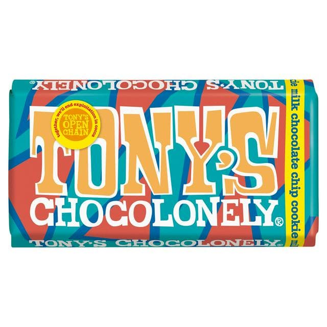 Tony's Chocolonely Milk Chocolate Chip Cookie 180g - gallery image 1