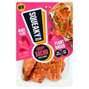 Squeaky Bean Crispy Bacon Style Strips 50g