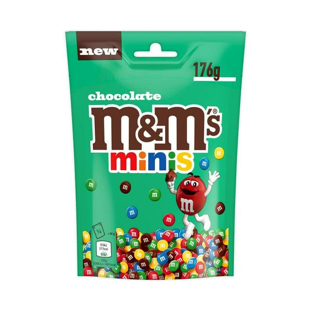 M&M's Minis Milk Chocolate More To Share Pouch Bag 176g - gallery image 1