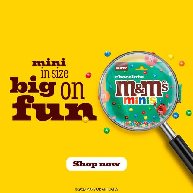 M&M's Minis Milk Chocolate Bites Pouch Bag 115g - gallery image 3
