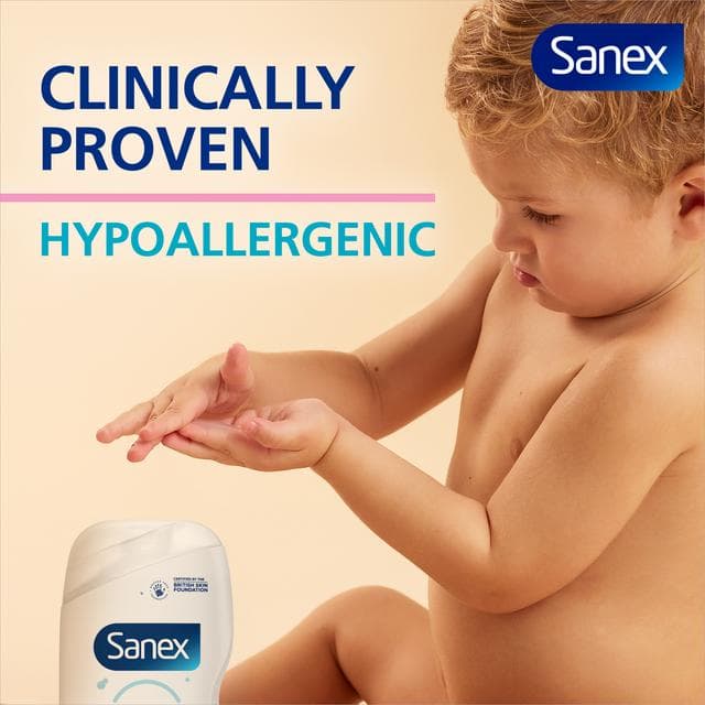 Sanex Zero% Hypoallergenic Baby Bath Foam & Shampoo 450ml - gallery image 5