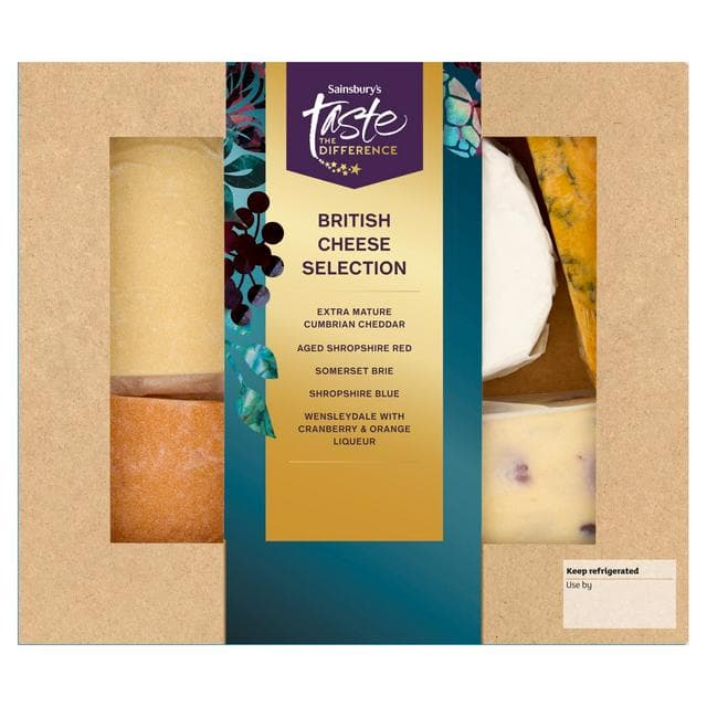 Sainsbury's 506g British Cheese Selection, Taste the Difference - gallery image 1