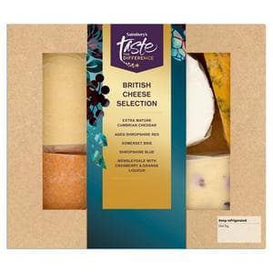 Sainsbury's 506g British Cheese Selection, Taste the Difference