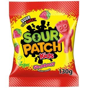 Sour Patch Kids 120g Strawberry Sweets Bag