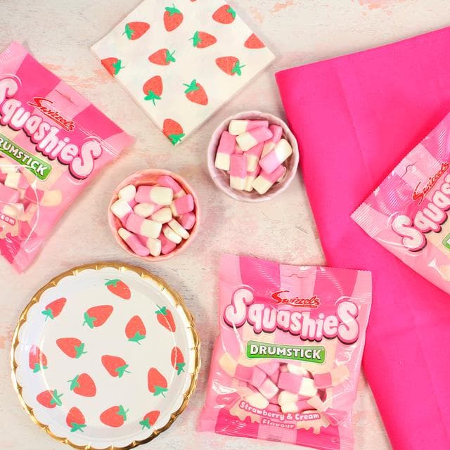 Swizzels Squashies Drumstick Strawberry & Cream Flavour 140g - gallery image 3