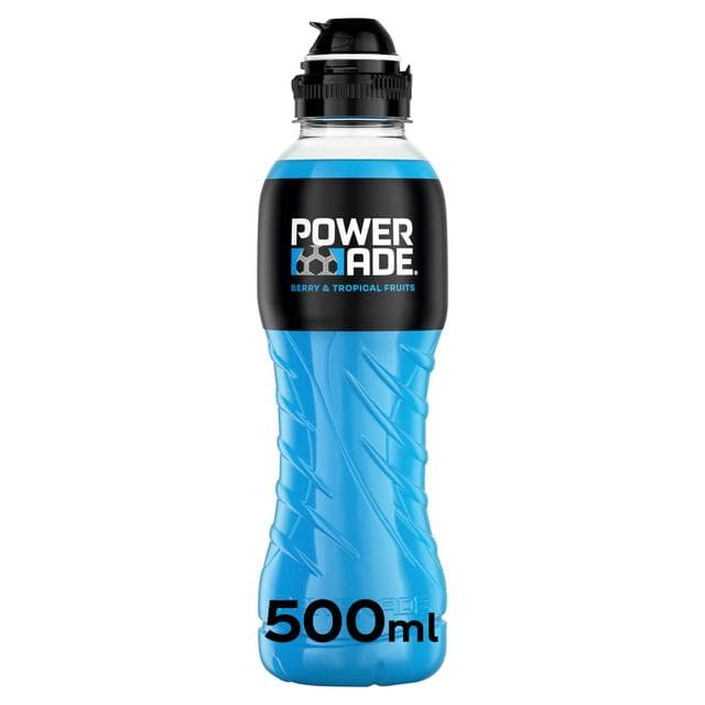 Powerade 500ml Berry & Tropical Sports Drink Bottle - gallery image 1