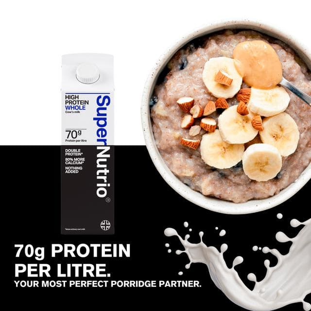 SuperNutrio High Protein Whole Cow's Milk 1L - gallery image 2