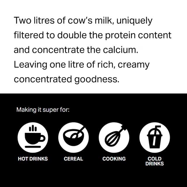 SuperNutrio High Protein Semi Skimmed Cow's Milk 1L - gallery image 5