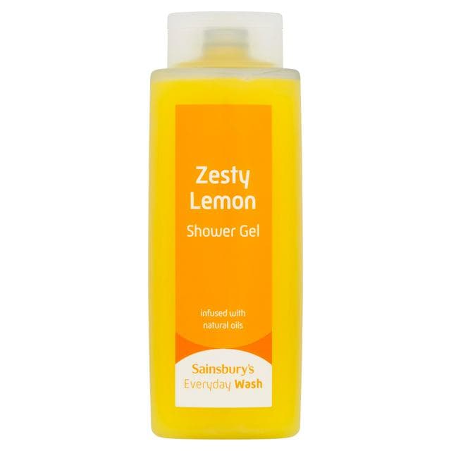 Sainsbury's Everyday Wash Zesty Lemon Shower Gel 500ml - gallery image 1