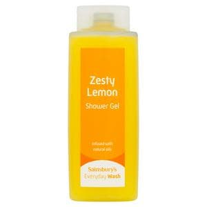 Sainsbury's Everyday Wash Zesty Lemon Shower Gel 500ml
