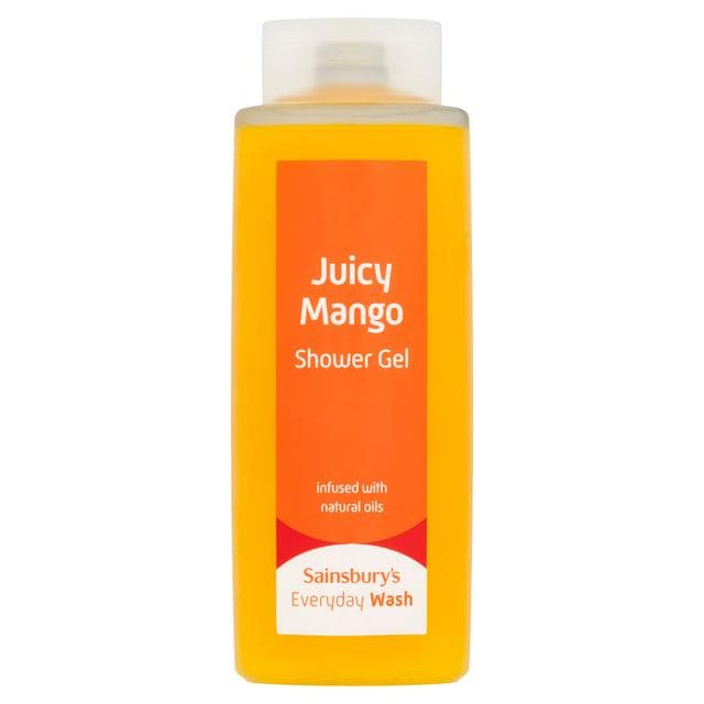 Sainsbury's Everyday Wash Juicy Mango Shower Gel 500ml - gallery image 1