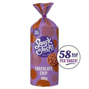 Snack a Jacks Jumbo Chocolate Chip Rice Cakes 180g
