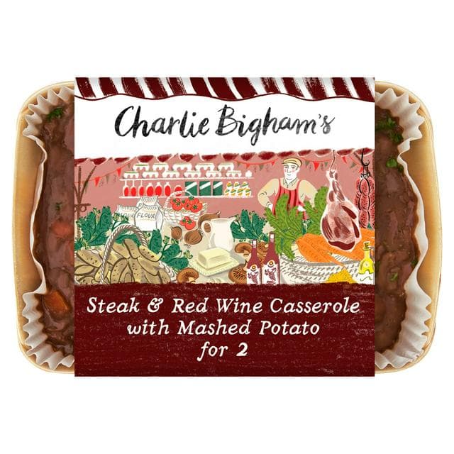Charlie Bigham's Steak & Red Wine Casserole with Mashed Potato 800g - gallery image 1