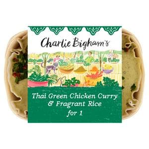 Charlie Bigham's Thai Green Chicken Curry & Fragrant Rice 403g