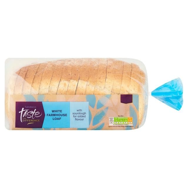 Sainsbury's White Loaf with Sourdough Bread, Taste the Difference 800g - gallery image 1