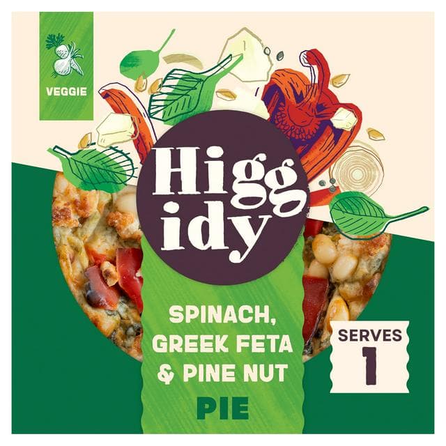 Higgidy Spinach, Greek Feta & Pine Nut Pie 200g - gallery image 1