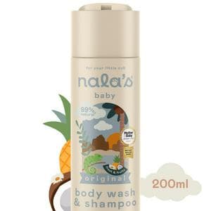 Nala's Baby Body Wash & Shampoo with Oats Camomile Hibiscus 200ml