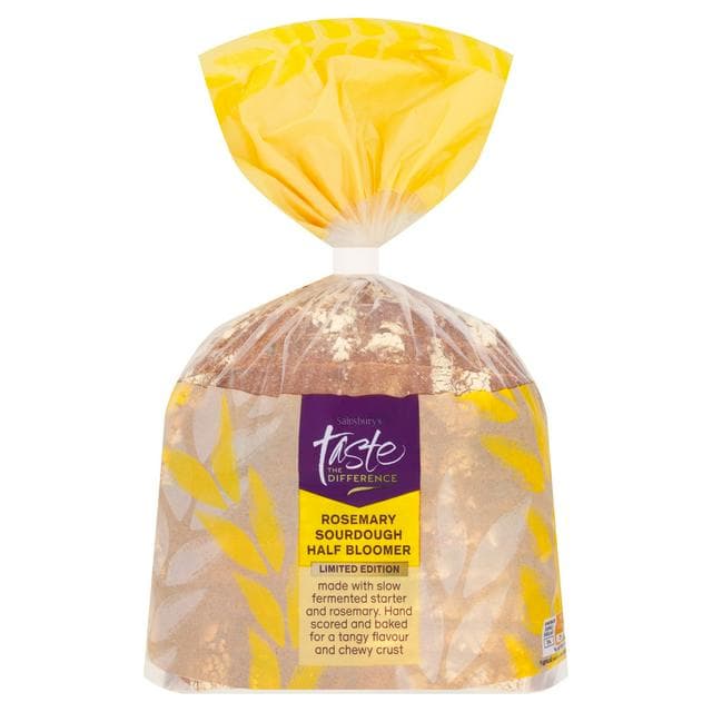 Sainsbury's Rosemary Sourdough & Bread Half Bloomer, Taste the Difference - gallery image 1