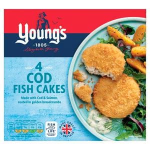 Young's Cod Fish Cakes x4 200g