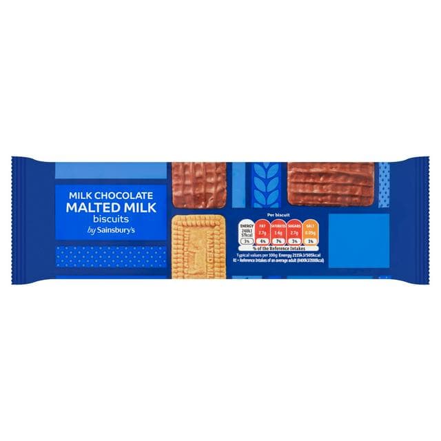 Sainsbury's Chocolate Malted Milks 250g - gallery image 1