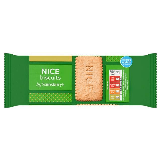 Sainsbury's Nice Biscuits 200g - gallery image 1