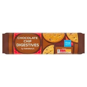 Sainsbury's 400g Chocolate Chip Digestives
