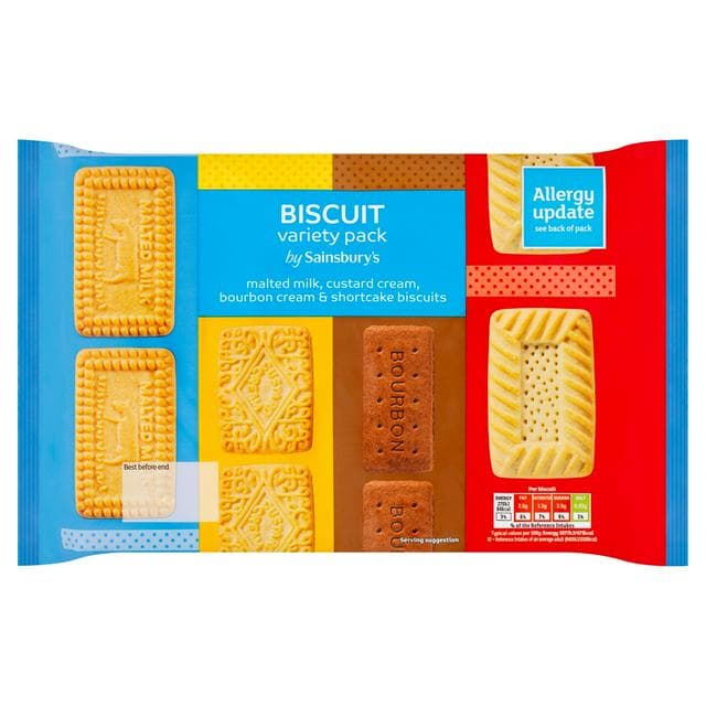 Sainsbury's Biscuit Variety Pack 700g - gallery image 1