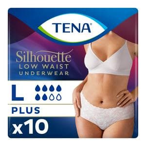 TENA Silhouette Incontinence Pants White L Pack x10