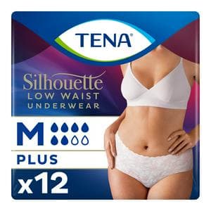 Tena Silhouette Incontinence Pants White M Pack x12