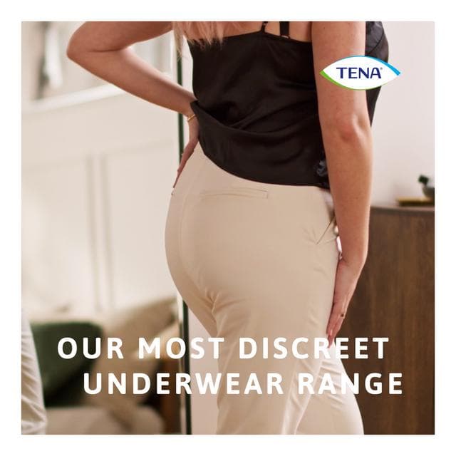 TENA Silhouette Incontinence Pants Black M Pack x9 - gallery image 4