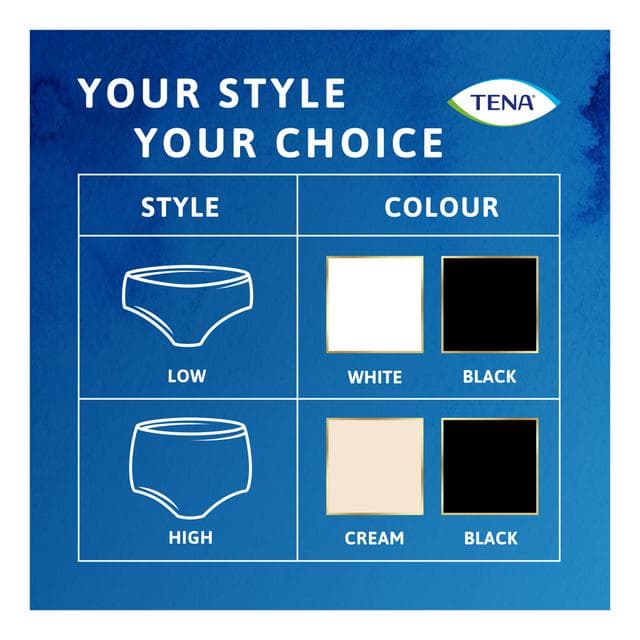 TENA Silhouette Incontinence Pants Black M Pack x9 - gallery image 6