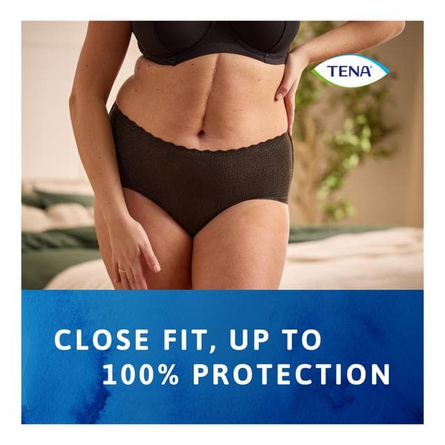 TENA Silhouette Incontinence Pants Black L Pack x8 - gallery image 2