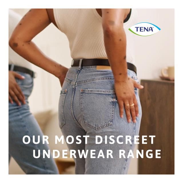 TENA Silhouette Incontinence Pants Black M Pack x12 - gallery image 5