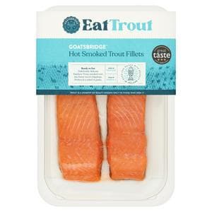 Goatsbridge Eat Trout Hot Smoked Trout Fillets x2 170g (Ready to Eat)