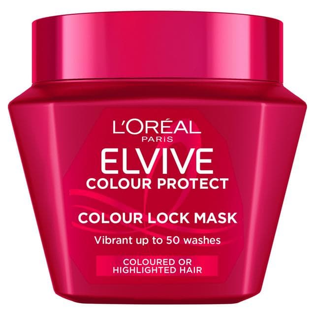 L'Oréal Elvive Colour Protect Hair Mask 300ml - gallery image 1