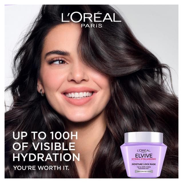 L'Oréal Elvive Hydra Hyaluronic Hair Mask with Hyaluronic Acid for Dry Hair - gallery image 2