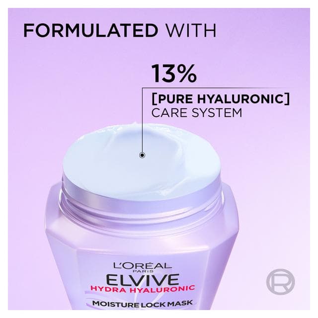 L'Oréal Elvive Hydra Hyaluronic Hair Mask with Hyaluronic Acid for Dry Hair - gallery image 4