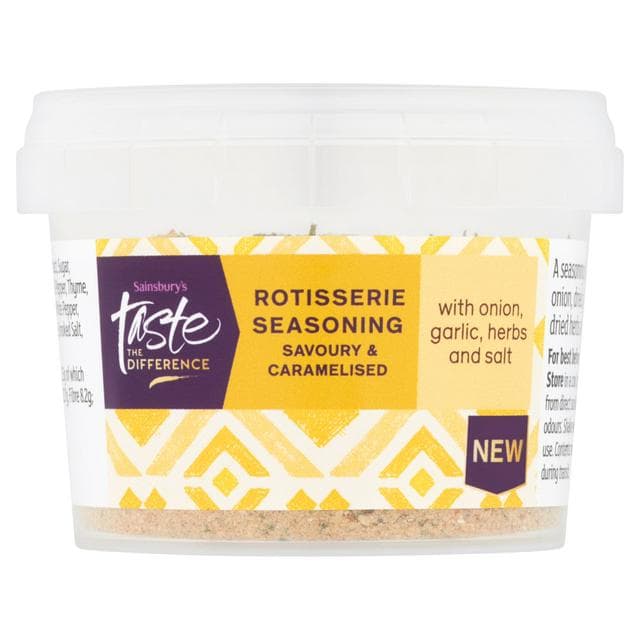 Sainsbury's Savoury & Caramelised Rotisserie Seasoning, Taste the Difference 65g - gallery image 1