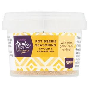 Sainsbury's Savoury & Caramelised Rotisserie Seasoning, Taste the Difference 65g