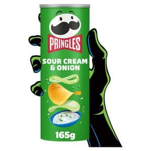 Pringles 165g Sour Cream & Onion Sharing Crisps