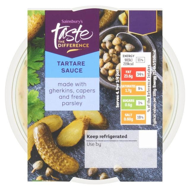 Sainsbury's Tartare Sauce, Taste the Difference 170g - gallery image 1