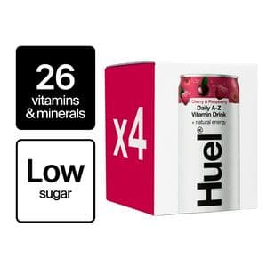 Huel Cherry & Raspberry Daily A-Z Vitamins 4 x 330ml
