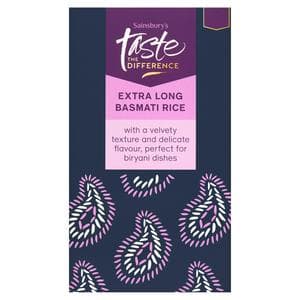 Sainsbury's Basmati Rice Extra Long, Taste the Difference 500g