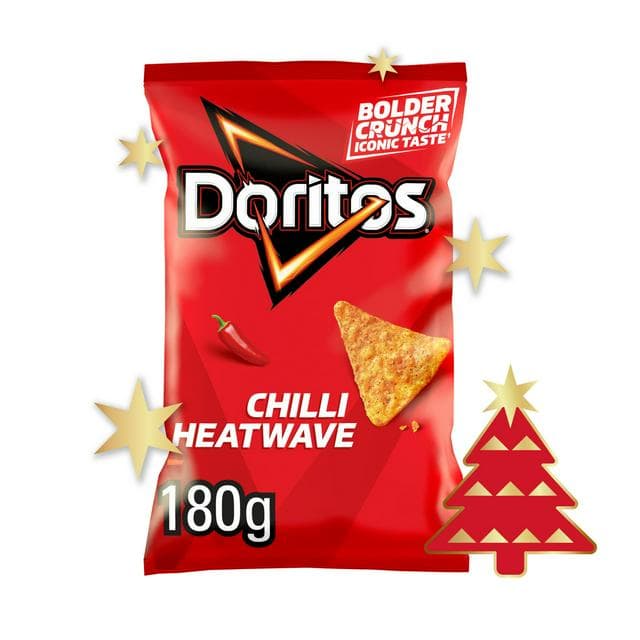 Doritos 180g Chilli Heatwave Tortilla Chips Sharing Bag Crisps - gallery image 1