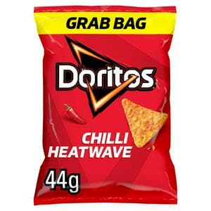 Doritos 44g Chilli Heatwave Crisps Grab Bag Tortilla Chips