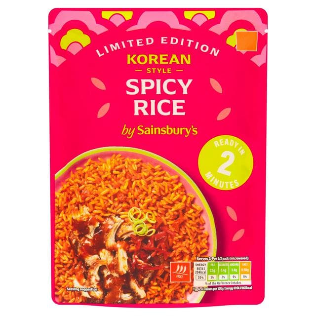 Sainsbury's Korean Style Spicy Rice, Limited Edition 250g - gallery image 1