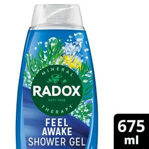 Radox Mineral Therapy 2in1 Body Wash & Shampoo Feel Awake 675ml