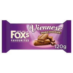 Fox's 120g Biscuits Double Chocolate Viennese
