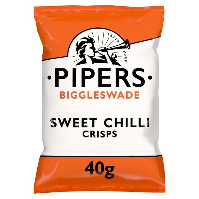 Pipers Biggleswade Sweet Chilli Crisps 40g - gallery image 1